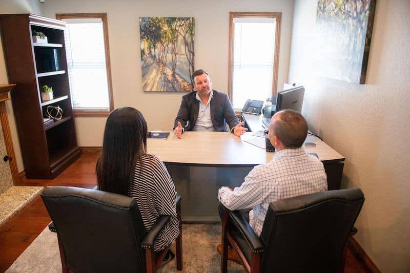 Jason Gaudy Meeting With Clients